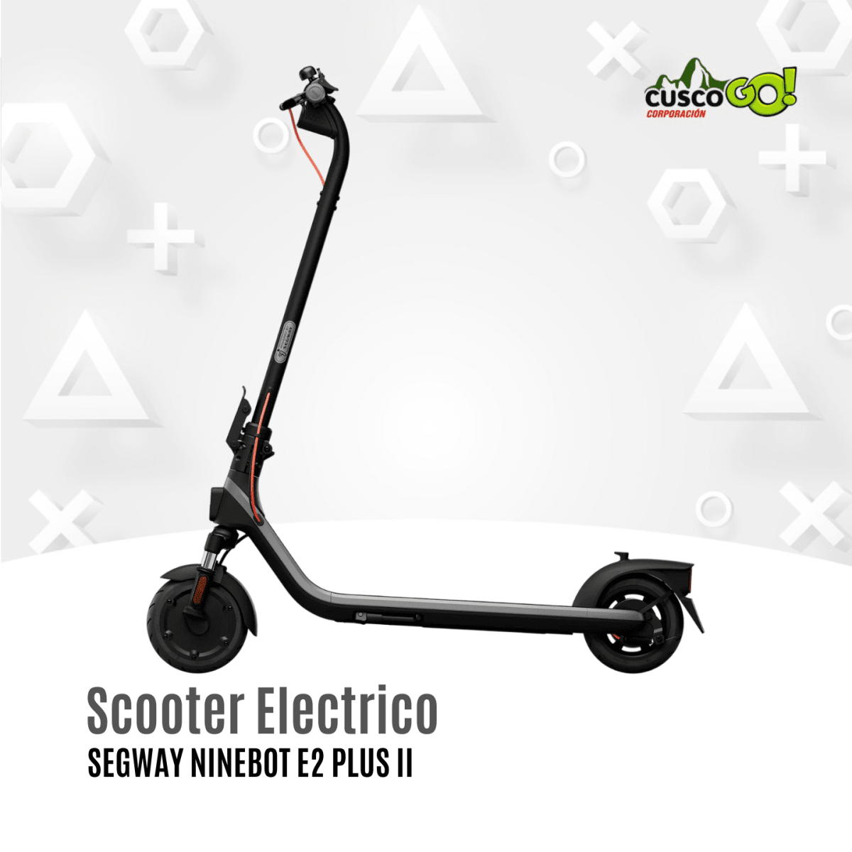 Scooter Eléctrico Segway Ninebot E2 Plus II 500W 25km2