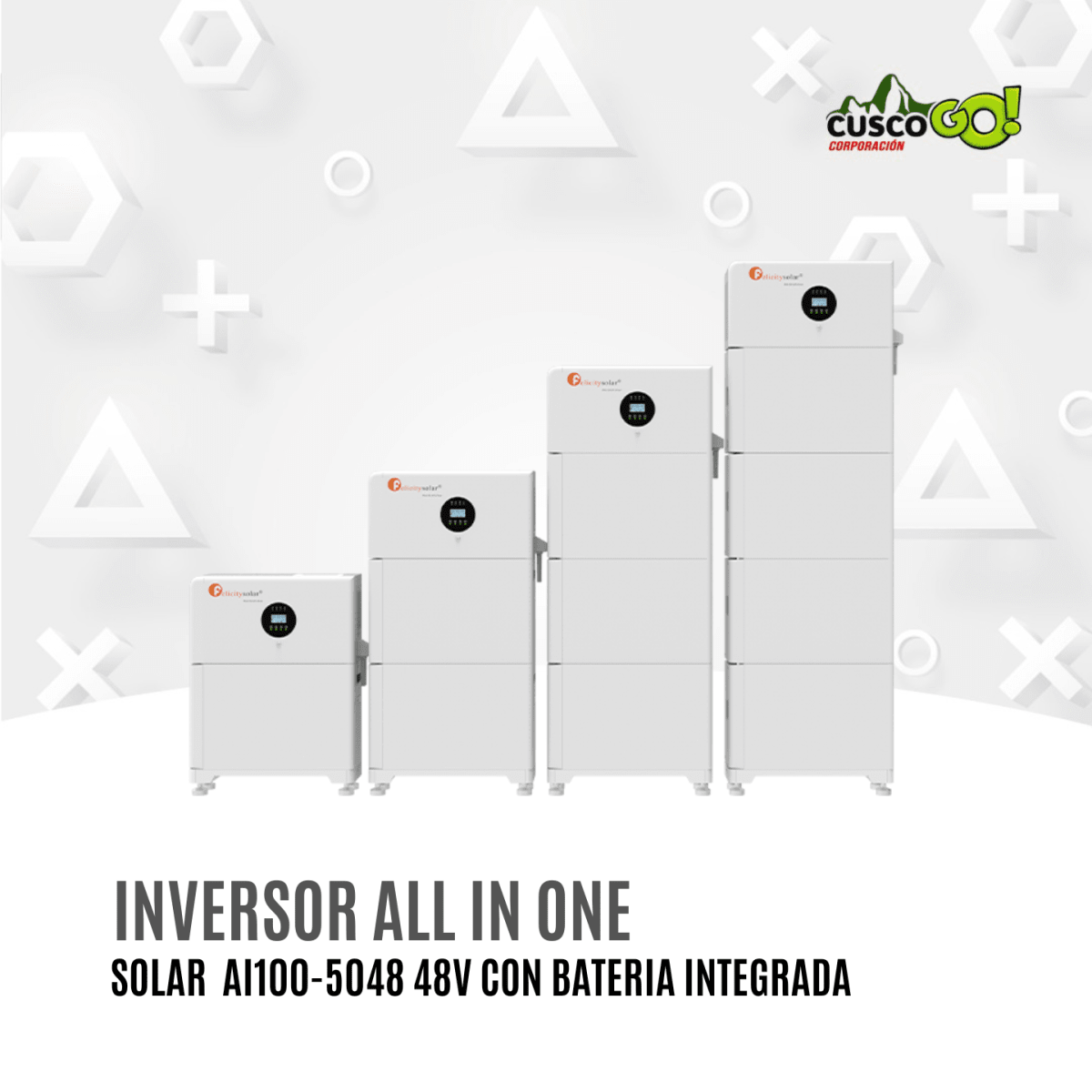Inversor Solar Felicity Solar AI100-5048 5kW con Batería Integrada4