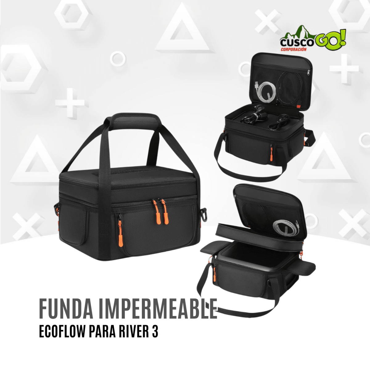 Funda Protectora EcoFlow River 3 Impermeable con Correa2