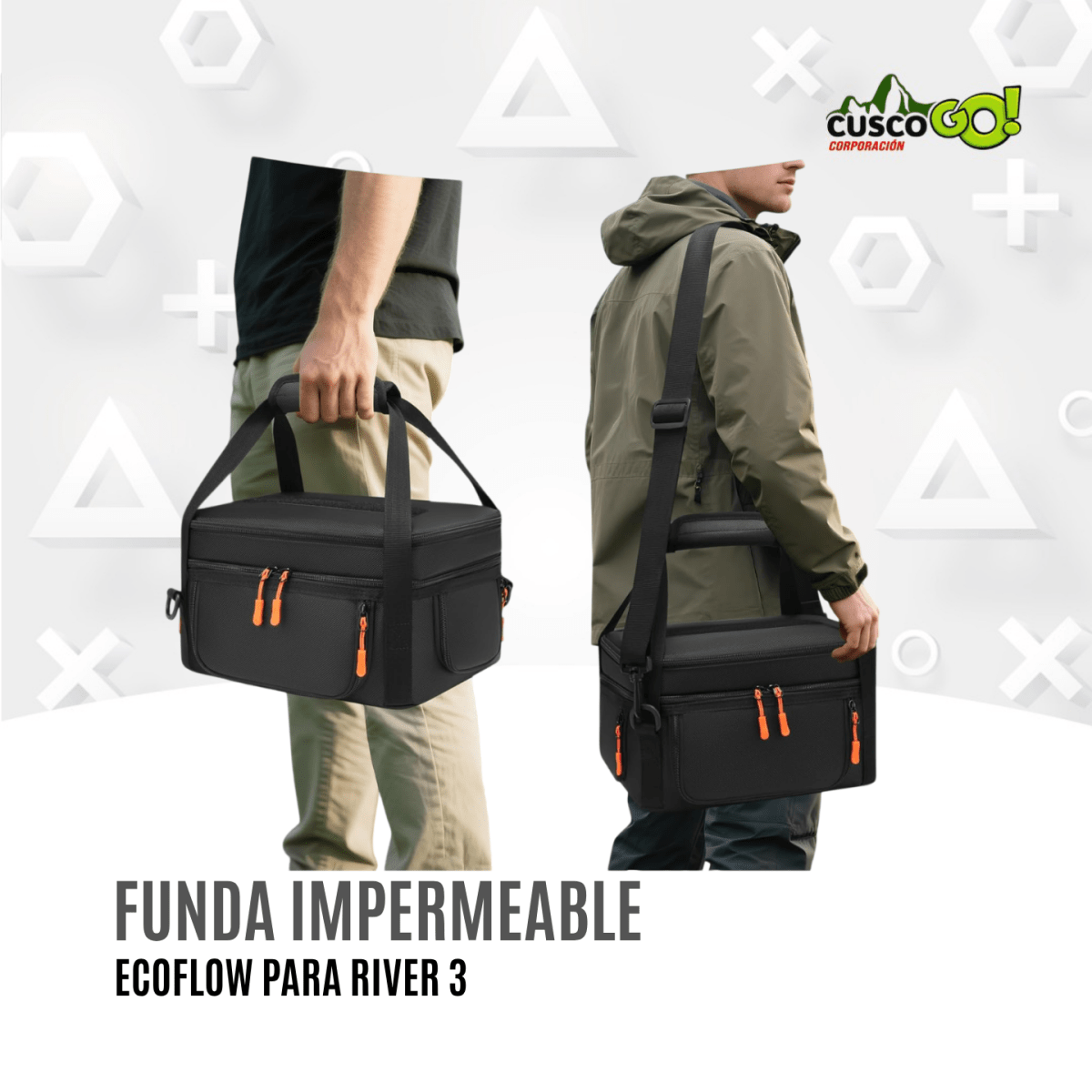 Funda Protectora EcoFlow River 3 Impermeable con Correa4