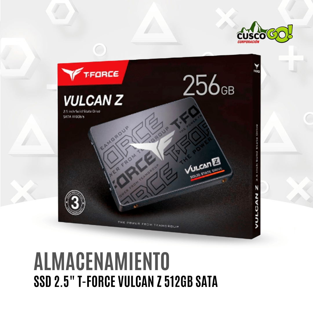 SSD TeamGroup T-Force Vulcan Z 512GB SATA Negro2