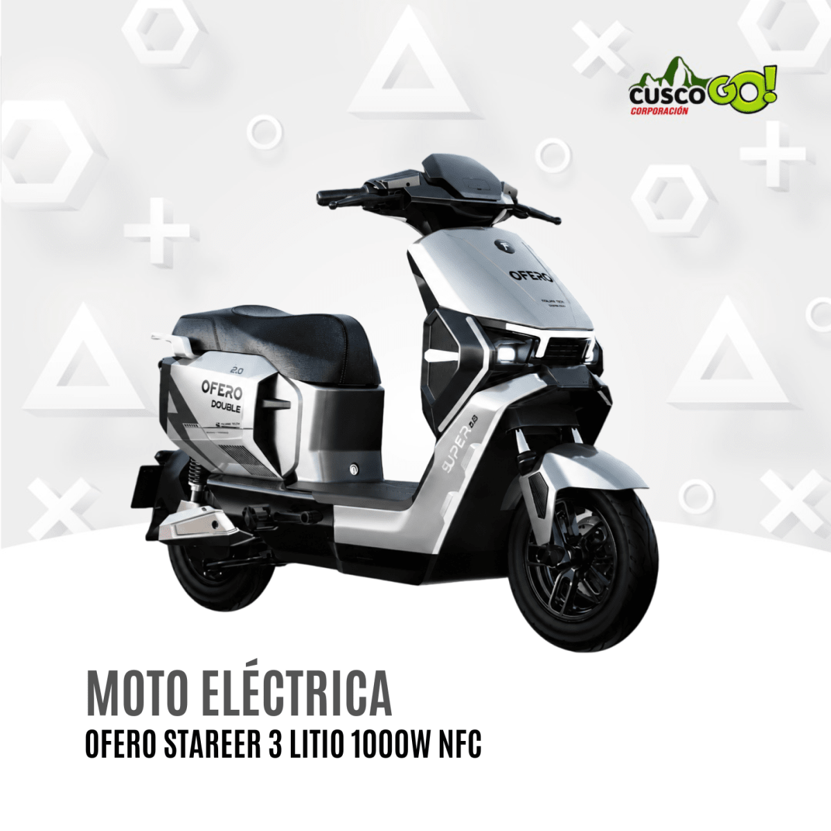 Moto Eléctrica Ofero Stareer 3 Litio 1000W2