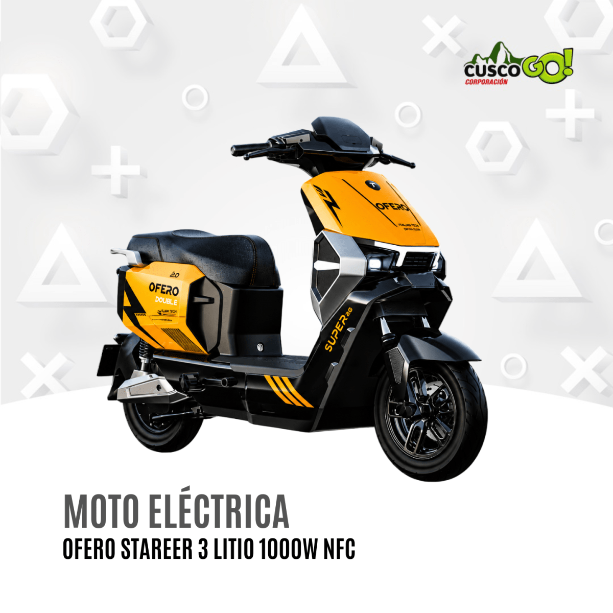 Moto Eléctrica Ofero Stareer 3 Litio 1000W3