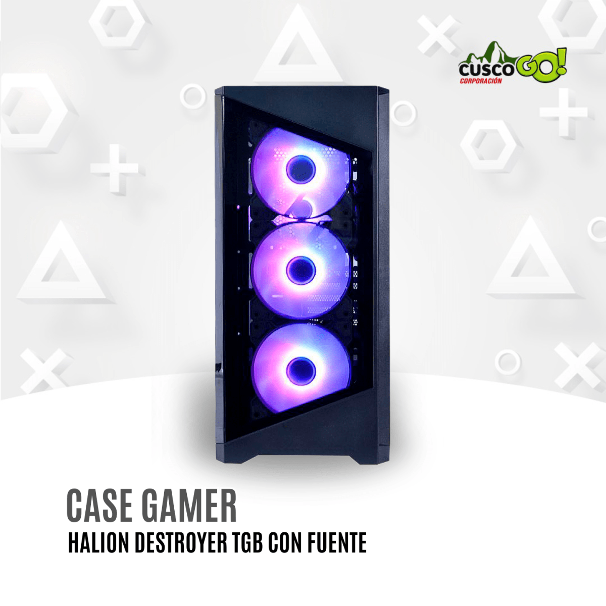 Case Gamer Gamemax Destroyer TGB con Fuente2