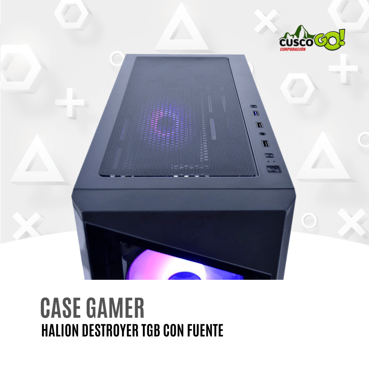 Case Gamer Gamemax Destroyer TGB con Fuente3