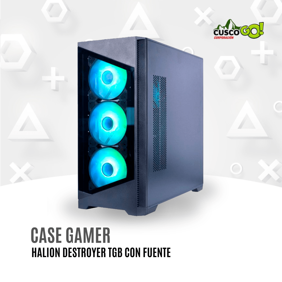 Case Gamer Gamemax Destroyer TGB con Fuente4