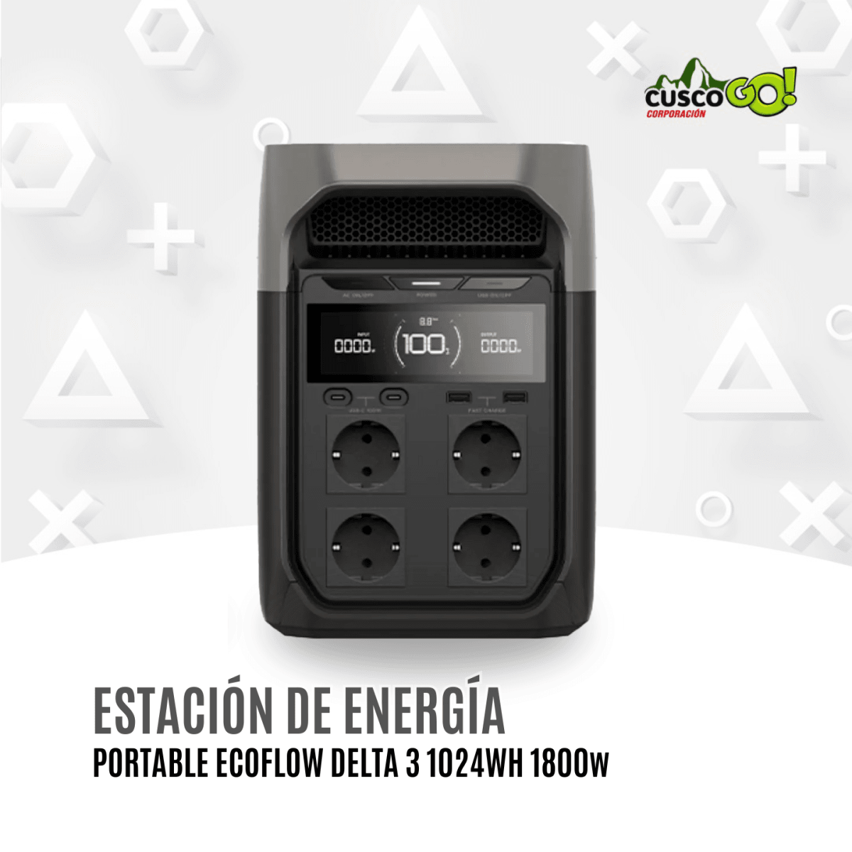 Estación de Energía Portátil EcoFlow Delta 3 1024Wh 1800W2