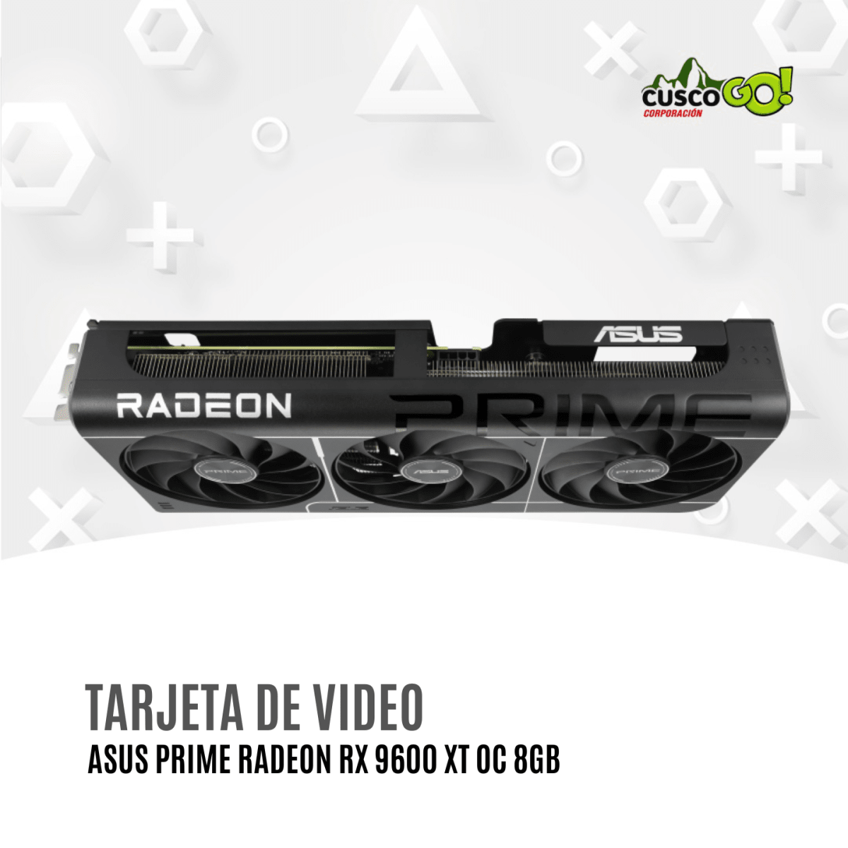 Tarjeta de Video ASUS Prime Radeon RX9060XT OC 8GB GDDR64