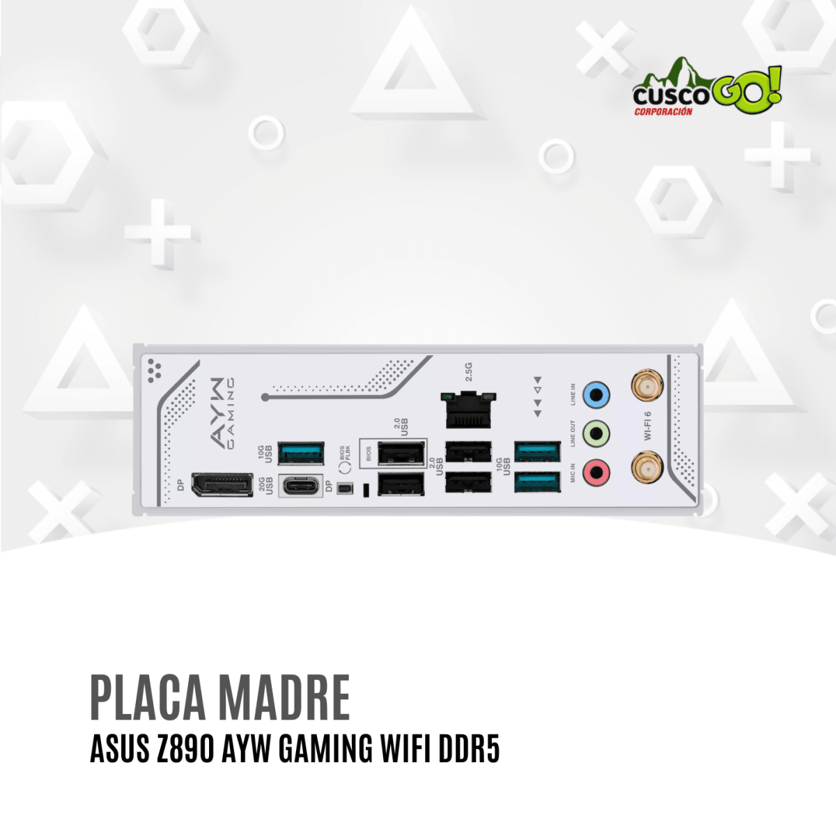 Placa Madre ASUS Z890 AYW Gaming WiFi W DDR5 LGA 18513