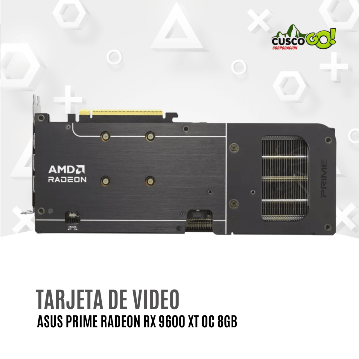 Tarjeta de Video ASUS Prime Radeon RX9060XT OC 8GB GDDR65