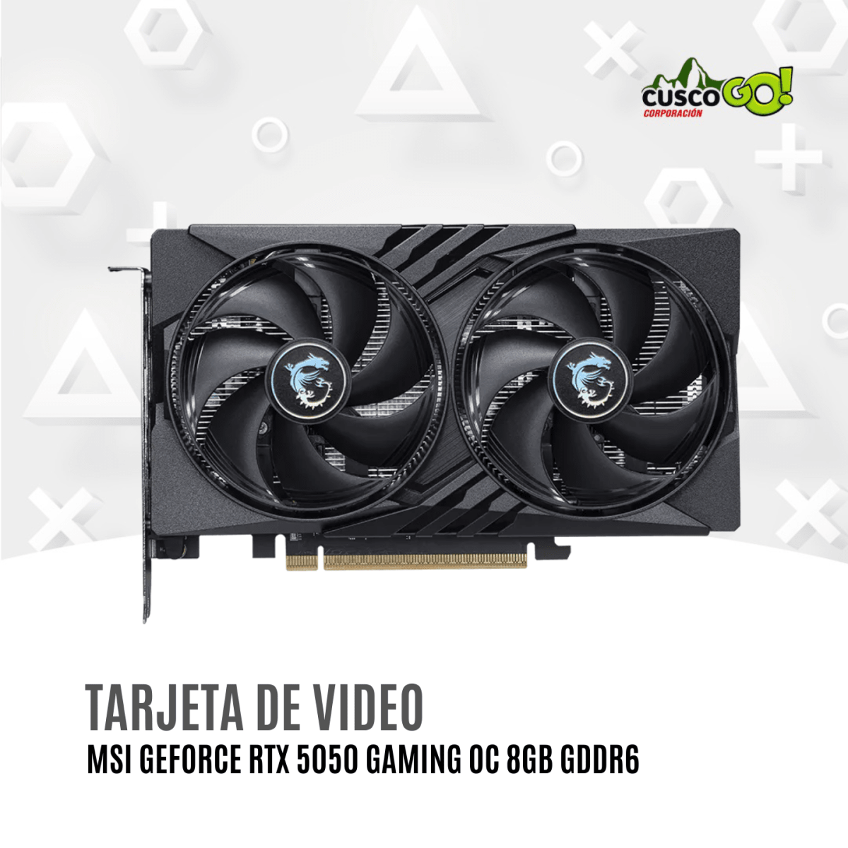 Tarjeta de Video MSI GeForce RTX 5050 Gaming OC 8GB GDDR62
