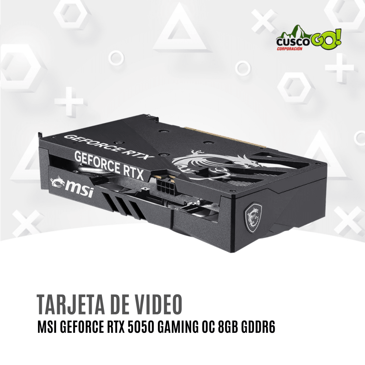 Tarjeta de Video MSI GeForce RTX 5050 Gaming OC 8GB GDDR63