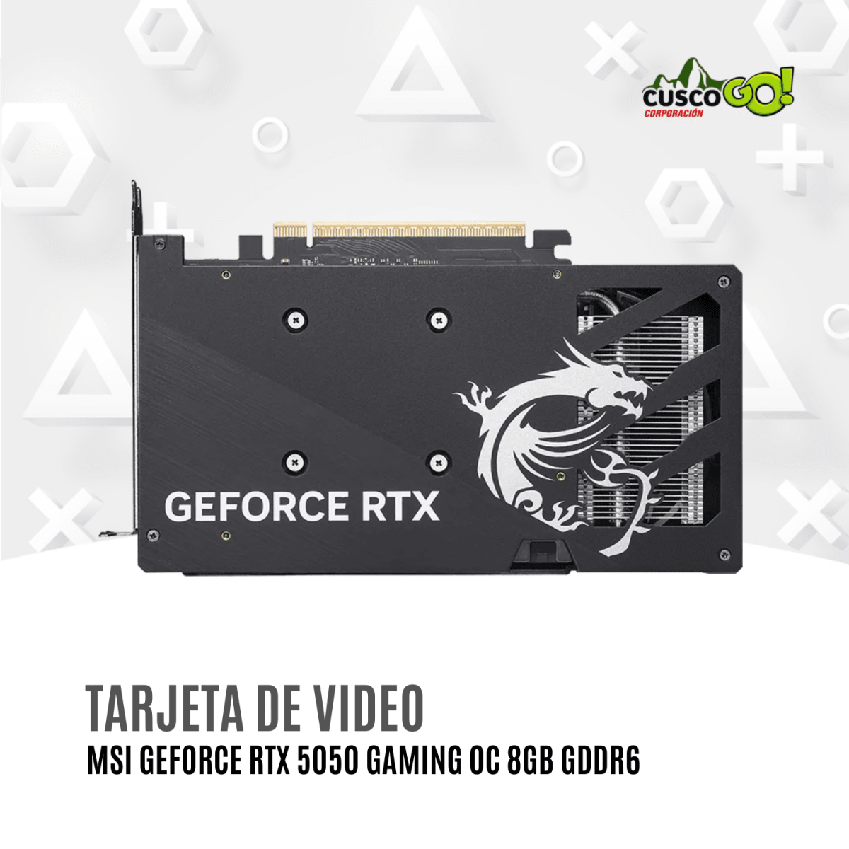 Tarjeta de Video MSI GeForce RTX 5050 Gaming OC 8GB GDDR64