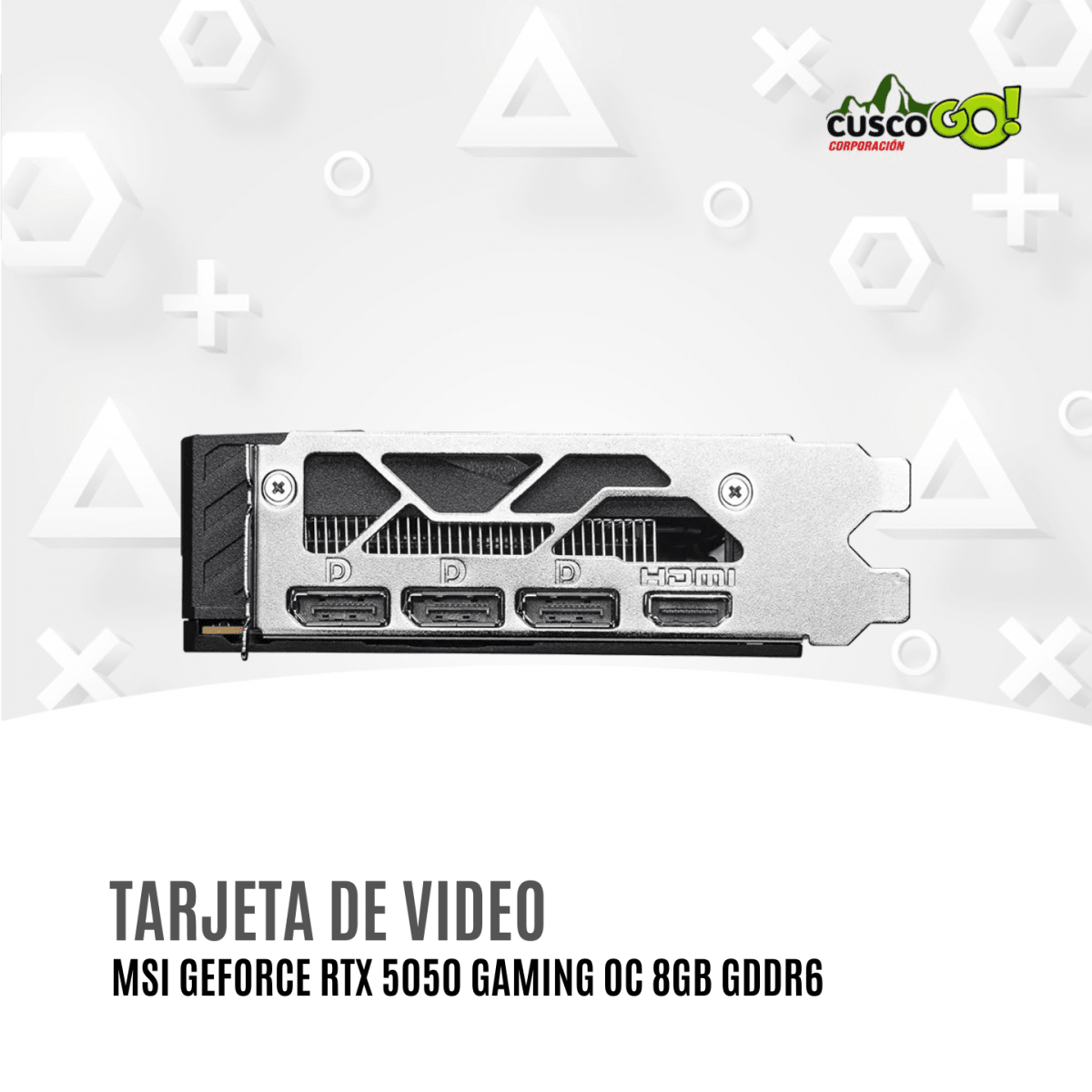 Tarjeta de Video MSI GeForce RTX 5050 Gaming OC 8GB GDDR65