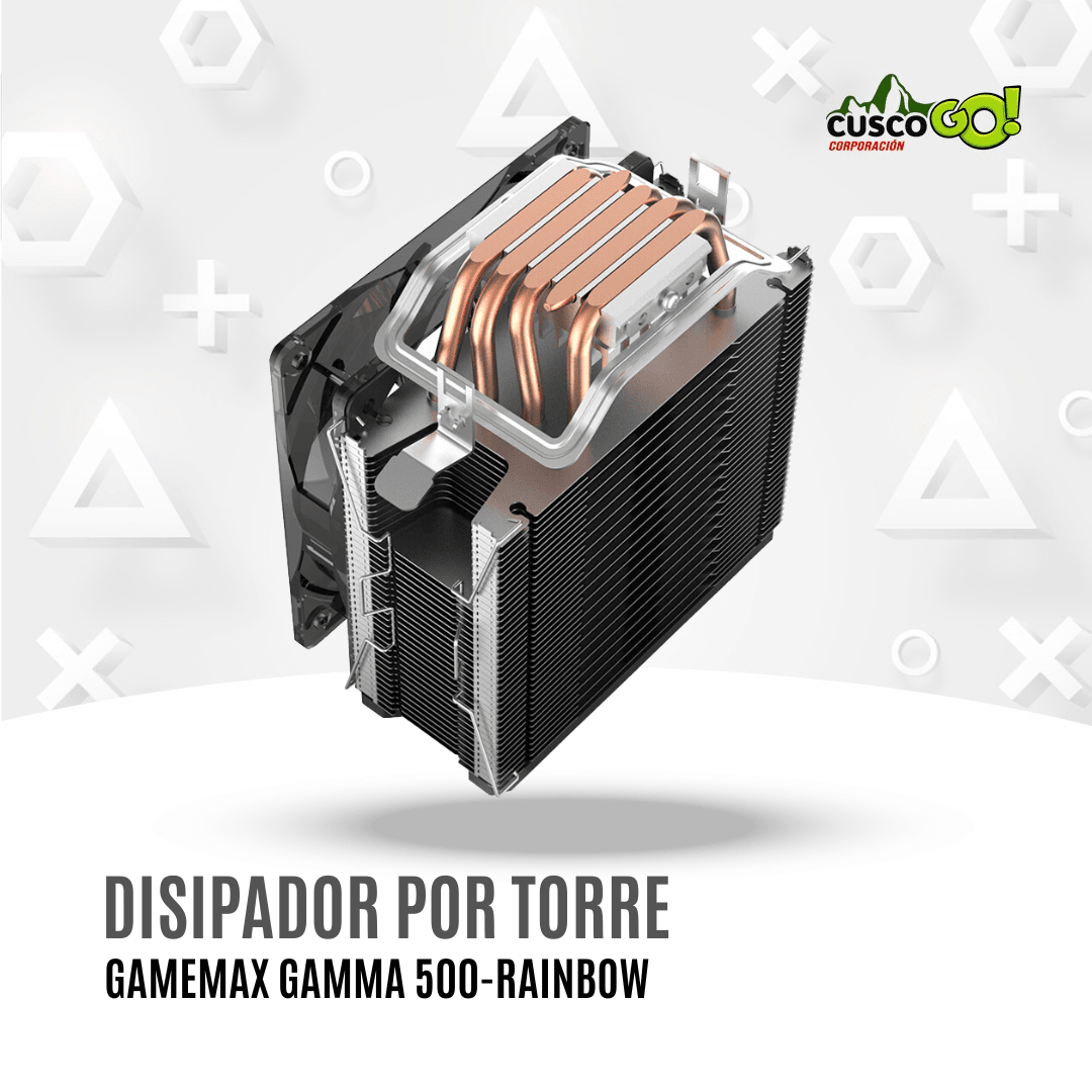 DISIPADOR POR TORRE GAMEMAX GAMMA 500-RAINBOW2