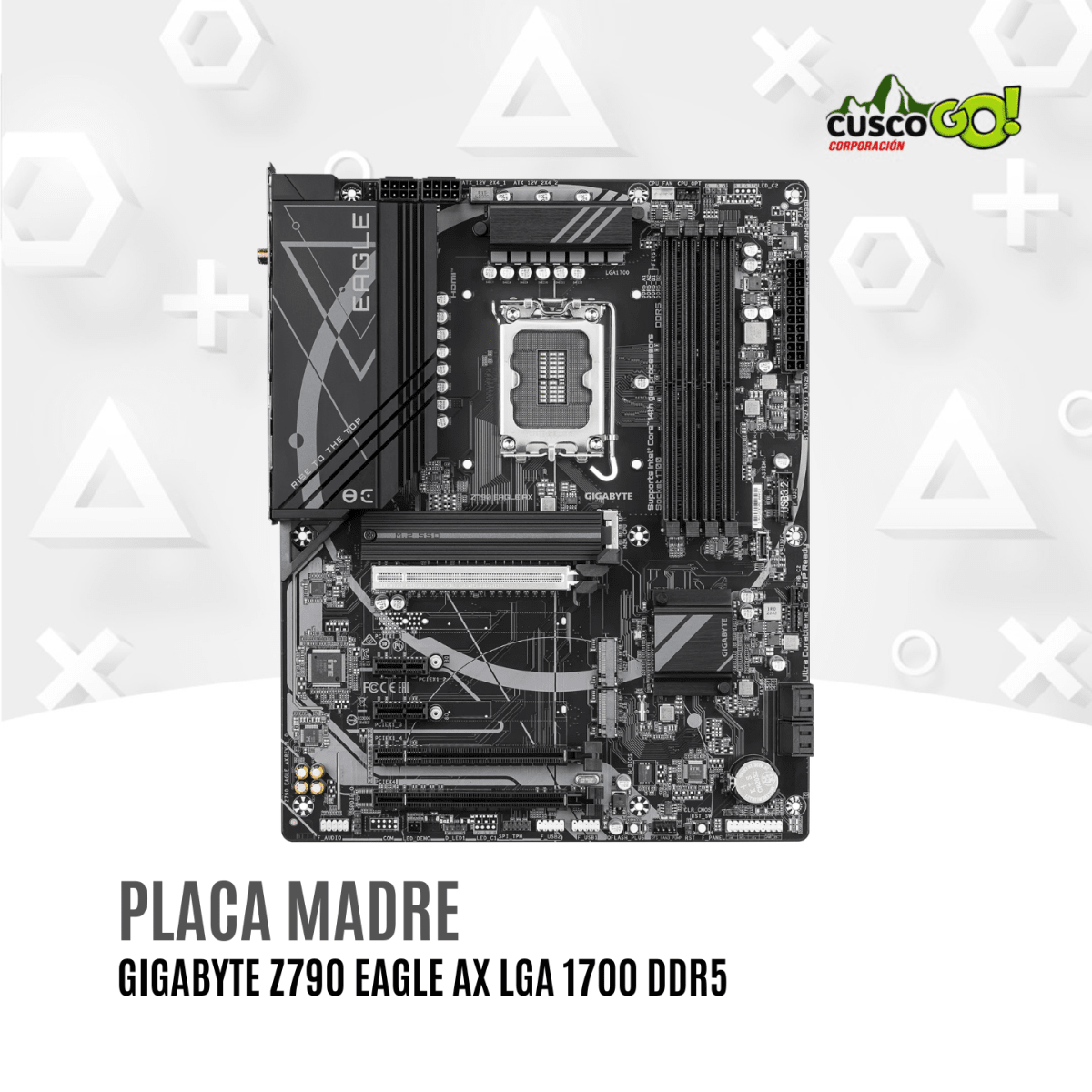 Placa Madre GIGABYTE Z790 EAGLE AX LGA 1700 DDR5 PCIe 5.0 0