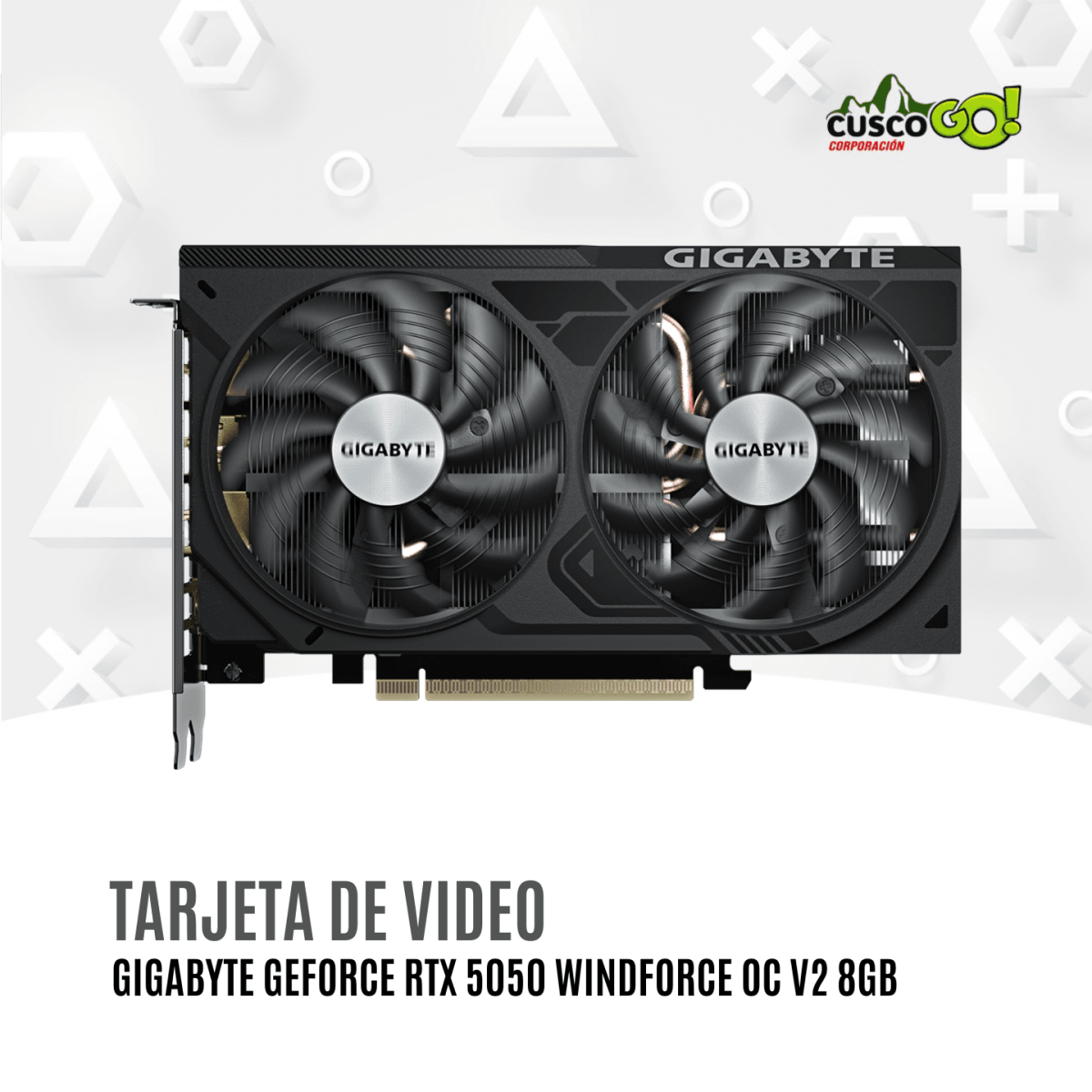 Tarjeta de Video Gigabyte GeForce RTX 5050 Windforce OC V2 8GB GDDR62