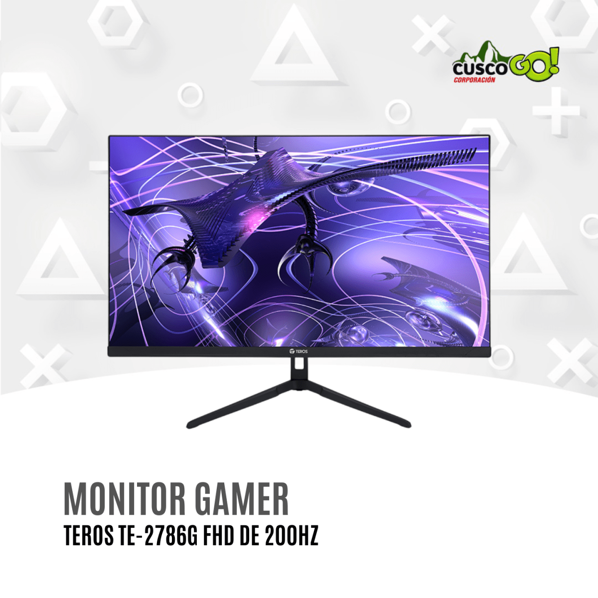 Monitor Gamer Teros TE-2786G 27 Full HD 200 Hz 0