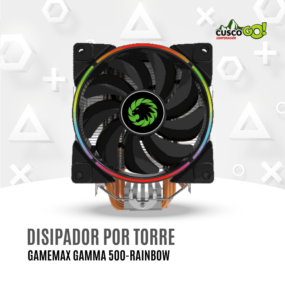 DISIPADOR POR TORRE GAMEMAX GAMMA 500-RAINBOW3