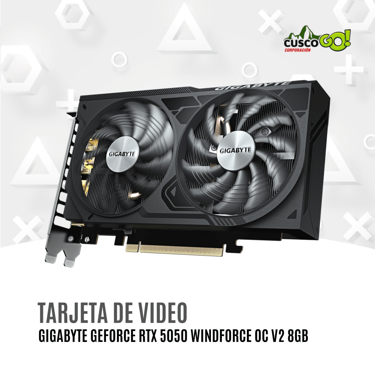 Tarjeta de Video Gigabyte GeForce RTX 5050 Windforce OC V2 8GB GDDR64