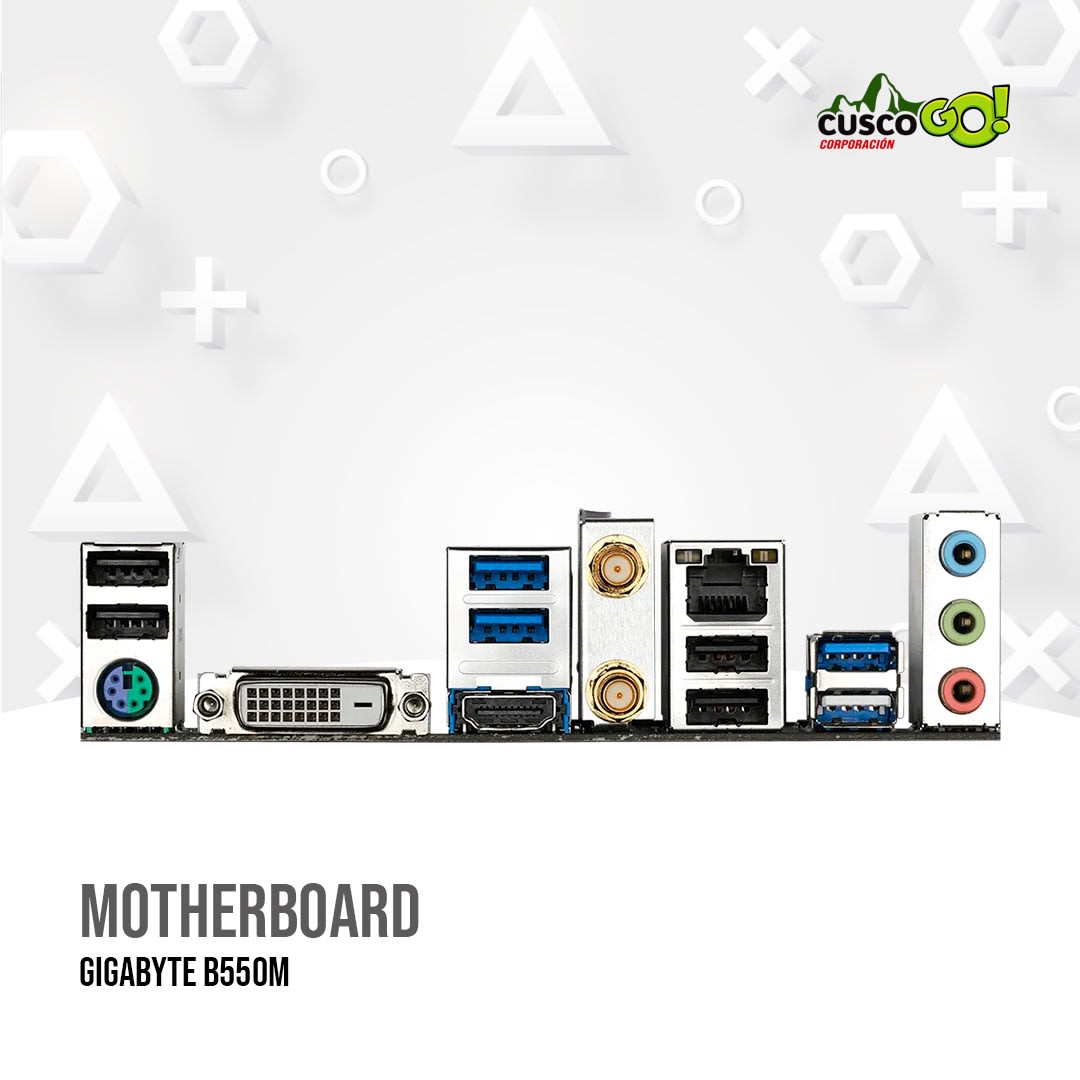 PLACA MADRE GIGABYTE B550M DS3H AC (rev. 1.5) Chipset AMD B550, Socket AM4, Micro ATX2