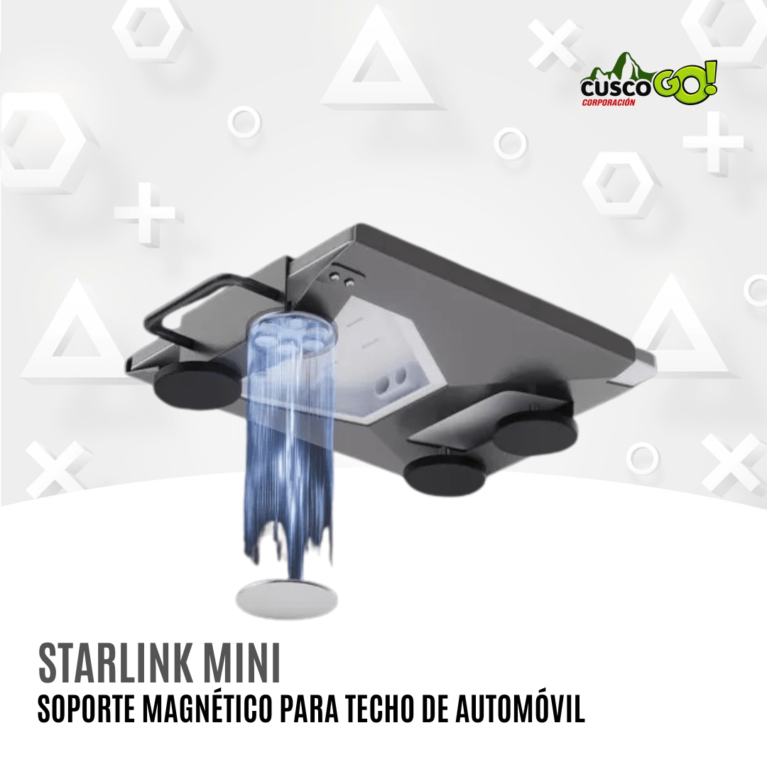 SOPORTE MAGNÉTICO PARA TECHO DE AUTOMÓVIL CON ACCESORIOS PARA PORTAEQUIPAJES STARLINK MINI2