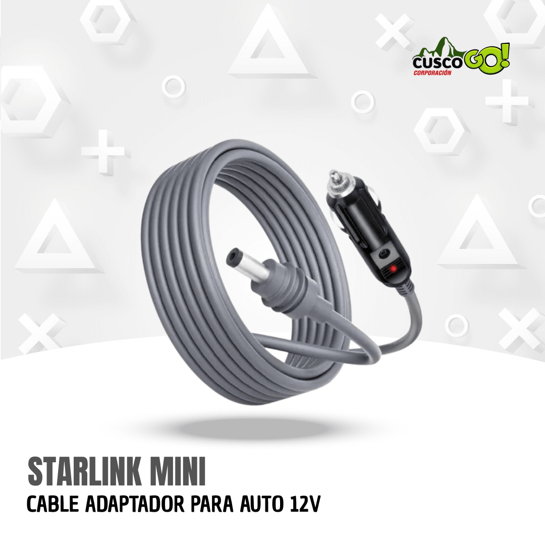 CABLE ADAPTADOR DE 12V PARA STARLINK MINI ADECUADO PARA AUTOS2