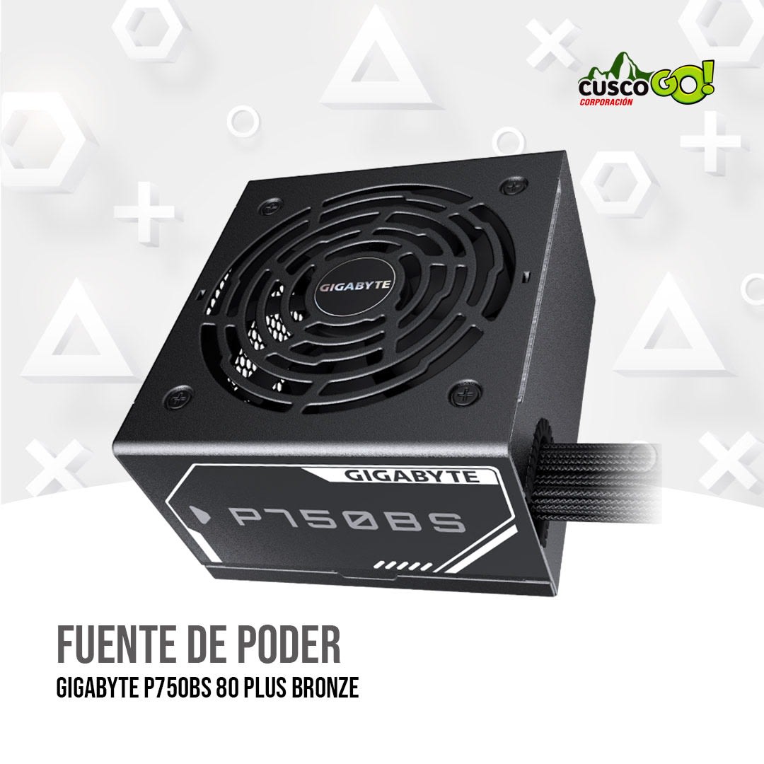 Fuente de poder Gigabyte P750BS 750W ATX 80 Plus Bronze 0