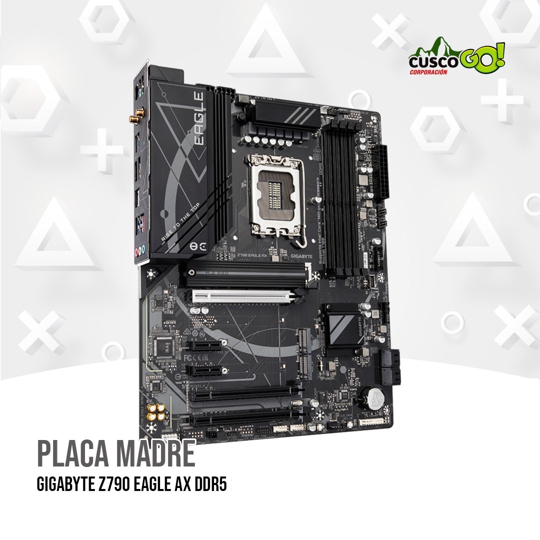 PLACA MADRE GIGABYTE Z790 EAGLE AX LGA 1700 DDR5 PCIE 5.0 0