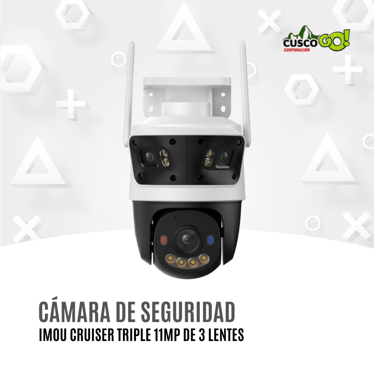 Camara de Seguridad Imou Cruiser Triple 11MP con 3 Lentes 0