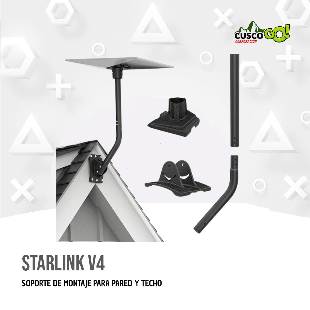 SOPORTE DE MONTAJE PARA PARED Y TECHO RESISTENTE PARA STARLINK GEN 3 0
