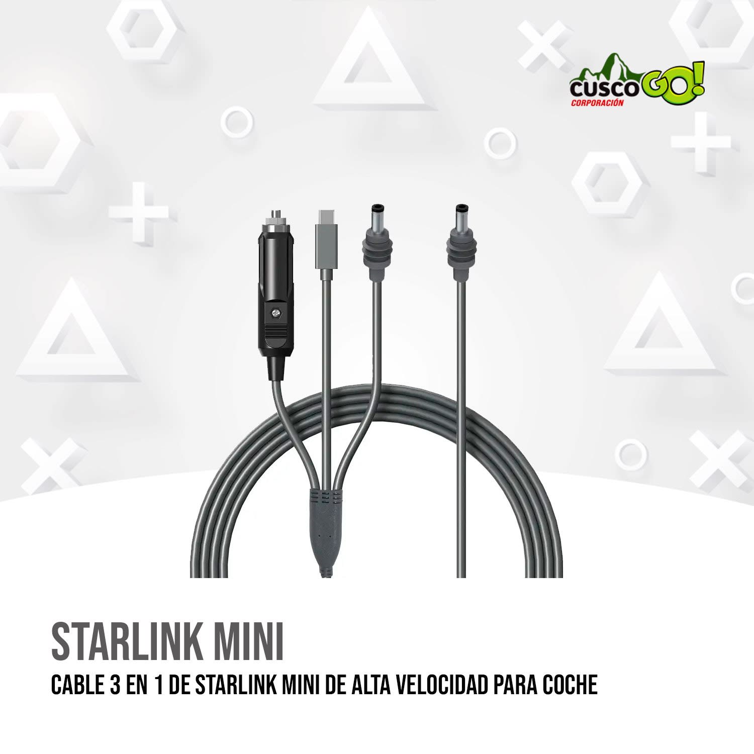 Starlink Cable Mini USB C De 1.8 M, Cable De Alimentación USB C A CC