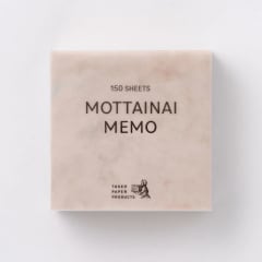 Bloque japonés MOTTAINAI Memo | TAKEO PAPER