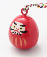 Strap japonés de metal (Netsuke) Daruma