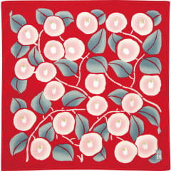 Furoshiki japonés 48 cm Yumeji Takehisa - Camelia Roja