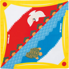 Furoshiki japonés 48 cm COCHAE Monte Fuji Amarillo