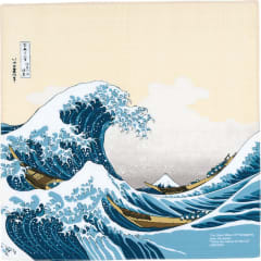 Furoshiki japonés ukiyo-e The great wave off Kanagawa