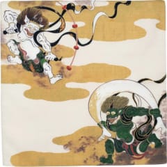 Furoshiki japonés S Ukiyo-e Fujin Raijin Auspicious Cloud