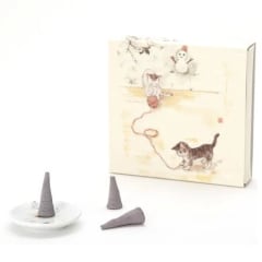 Incienso japonés Cone set Primera Nieve – Iyashi Neko