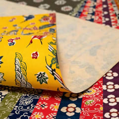 Papeles japoneses Katazome - Washi teñido a mano