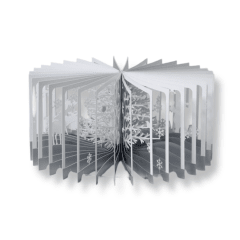 Libro 360° japonés Paisaje nevado