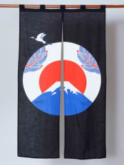 Noren o Cortina Tradicional Fuji azul