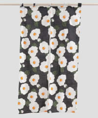 Noren o Cortina Tradicional Tsubaki White (Camelia Blanca)