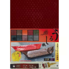 Papel Urushi japonés laqueado B4