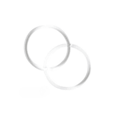 Aros acrílicos para furoshiki Ring transparente – Set de 2