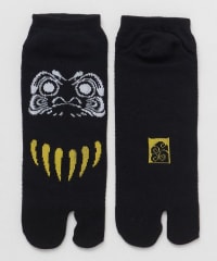 Media Tabi japonesa (25–28 cm): Daruma Kanoko Negro