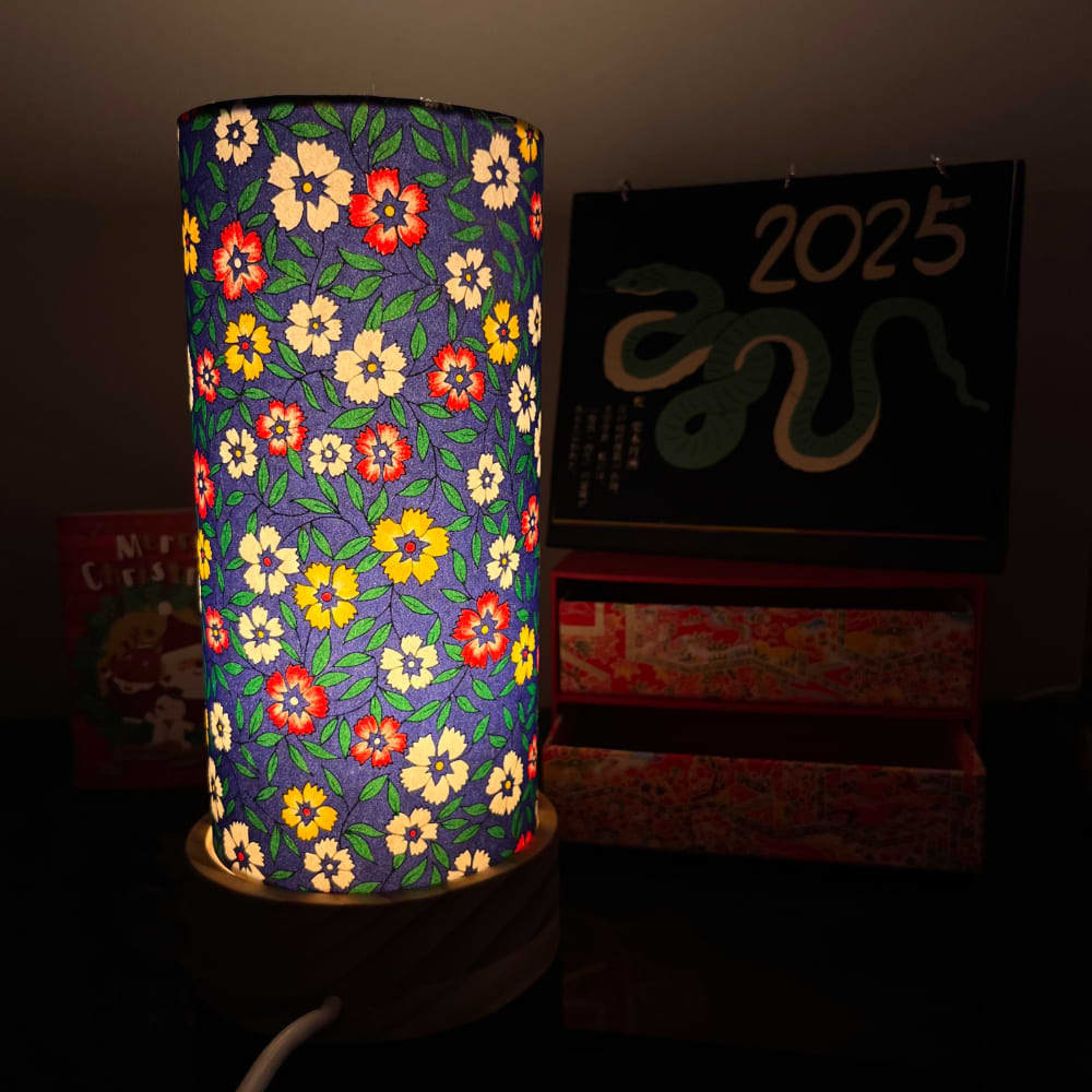 Lámpara Kawagami: Flores de Kioto1