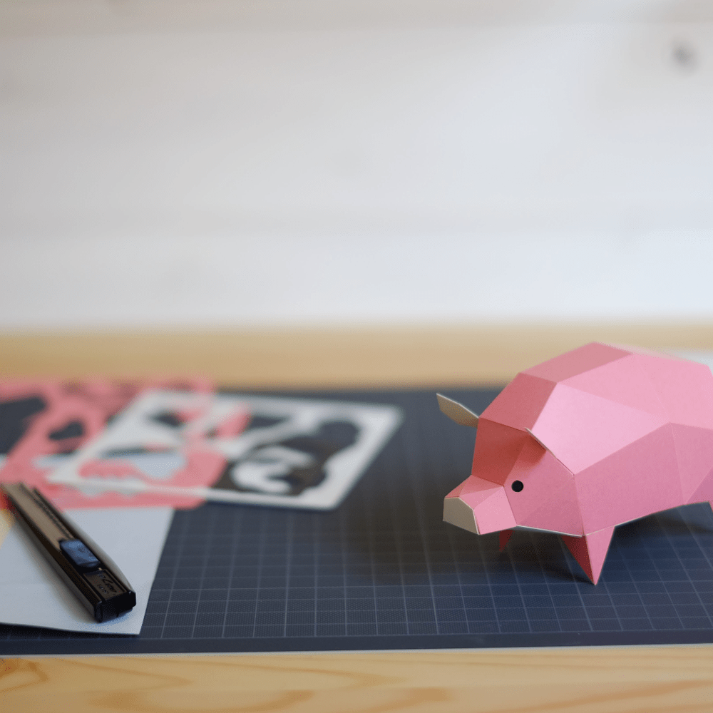 Cerdo 3D tiny armable6