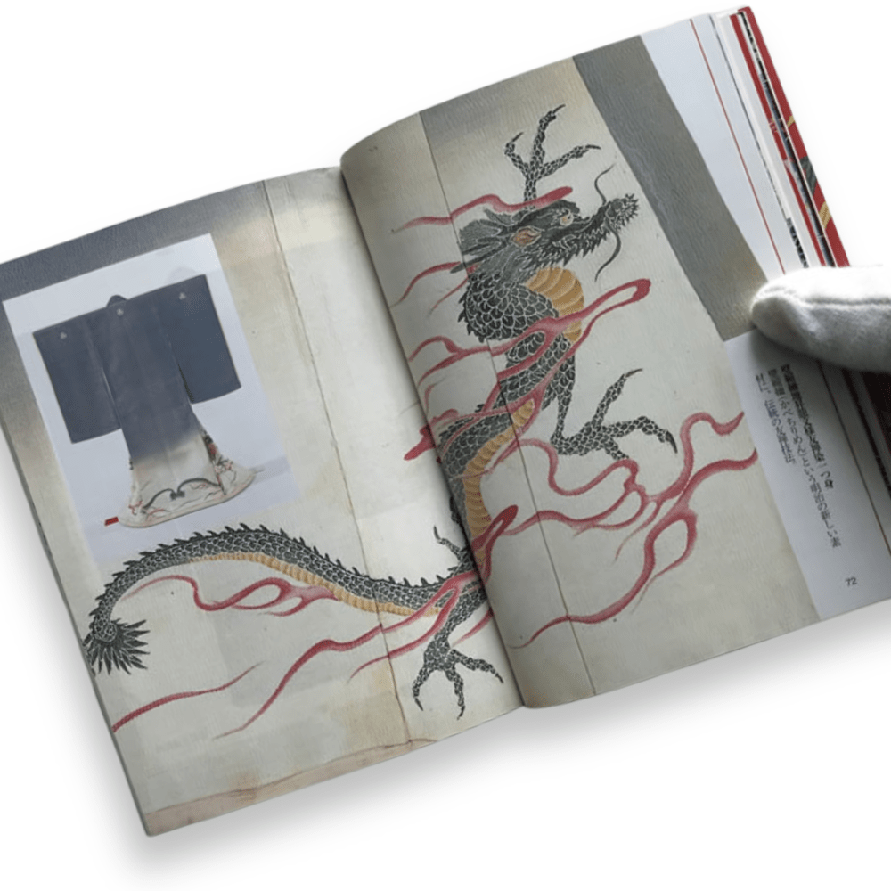 Chirimen | Libro japonés sobre la evolución de los textiles chirimen3