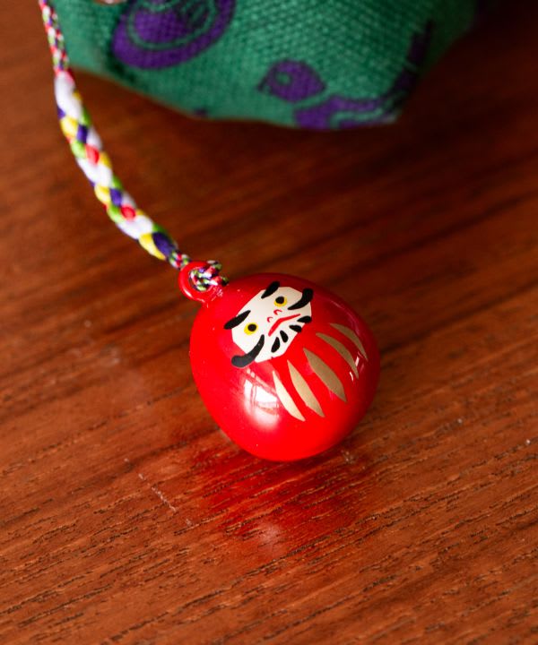 Strap japonés de metal (Netsuke) Daruma7